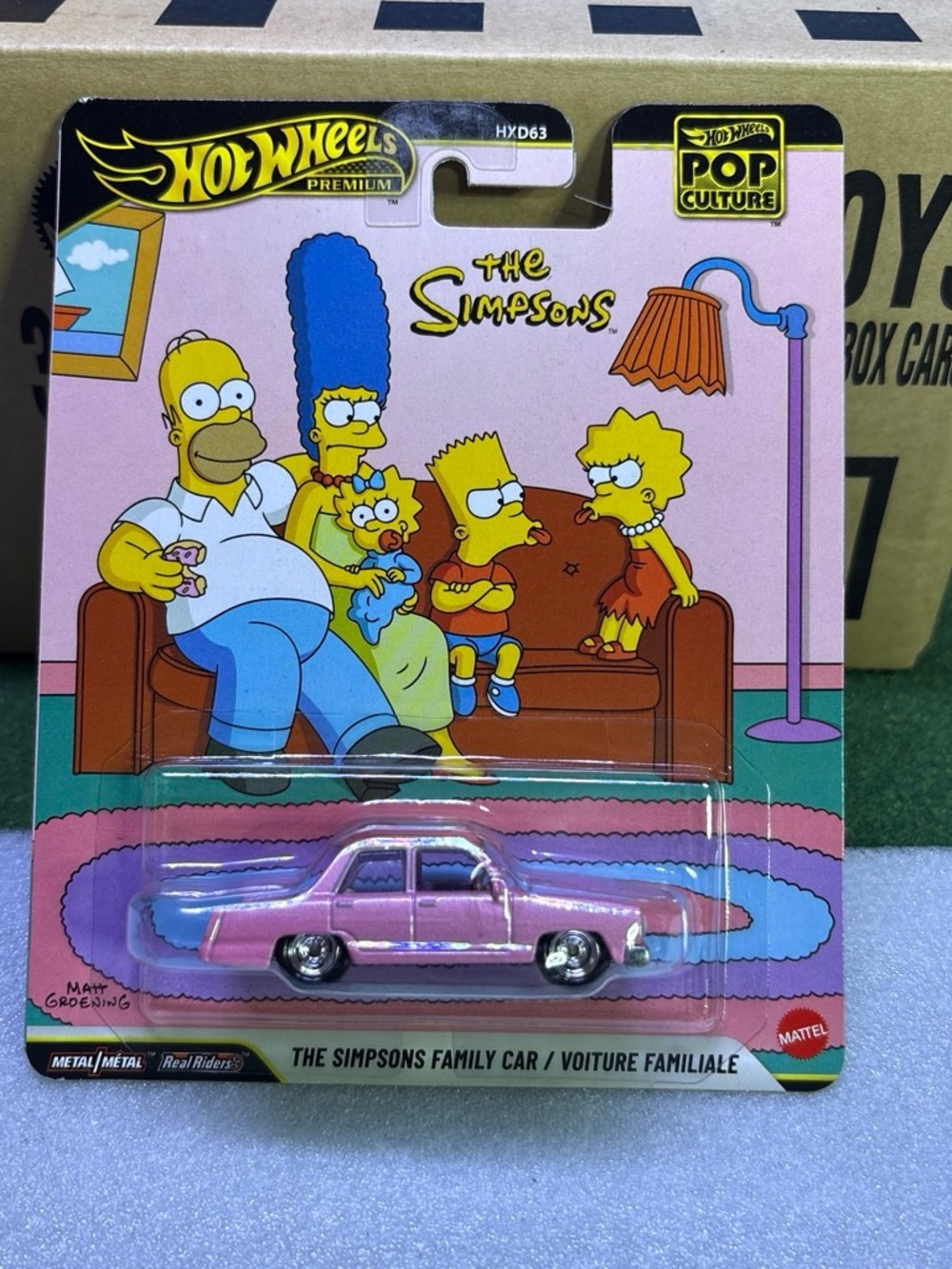 Hot wheels premium The Simpsons Family Car - Pink
